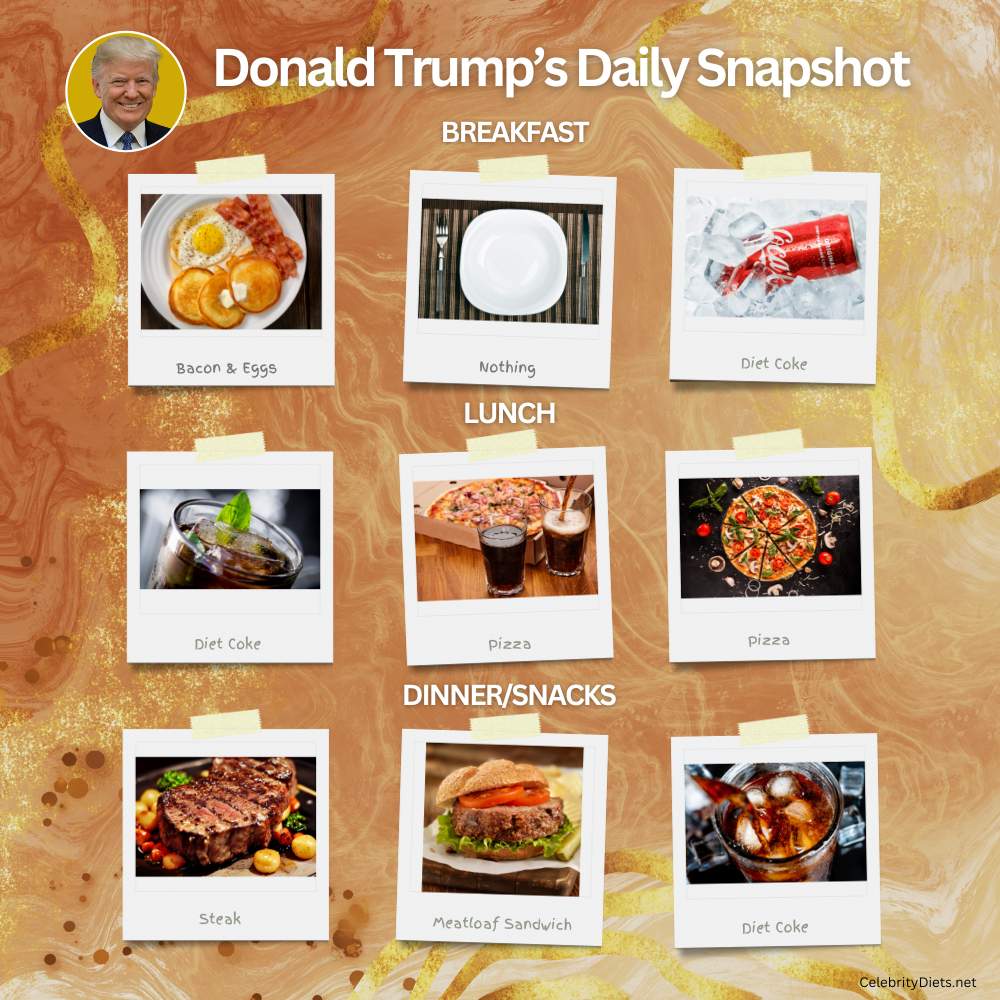 Donald Trumps Daily Diet Snapshot